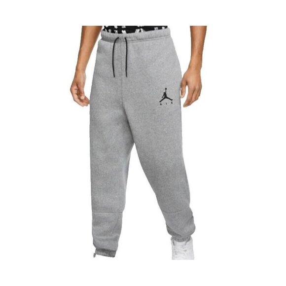 Nike Men's Air Jordan Retro Fleece Jogger Pants Athletic Grey Sz S - Picture 1 of 12